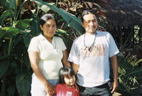 The Mamallacta family Flora, Nelson and Dona