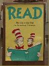 Dr. Suess poster that says "read"
