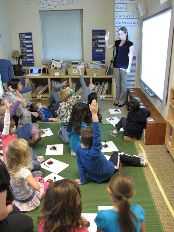 Morning letter, personal boards and smartboard