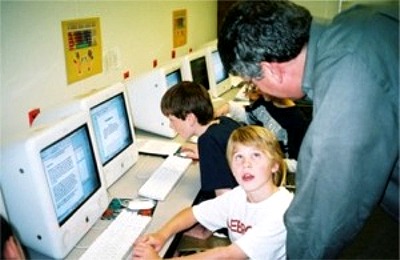 Peter Higgins in Beaverton Public School Classroom