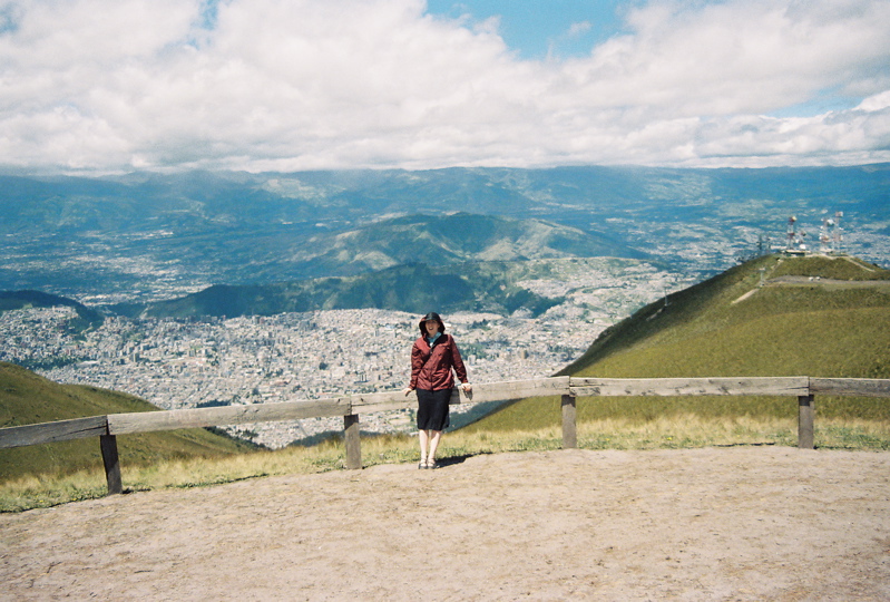 Volcon Pichincha,  15,696 ft. over looking Quito