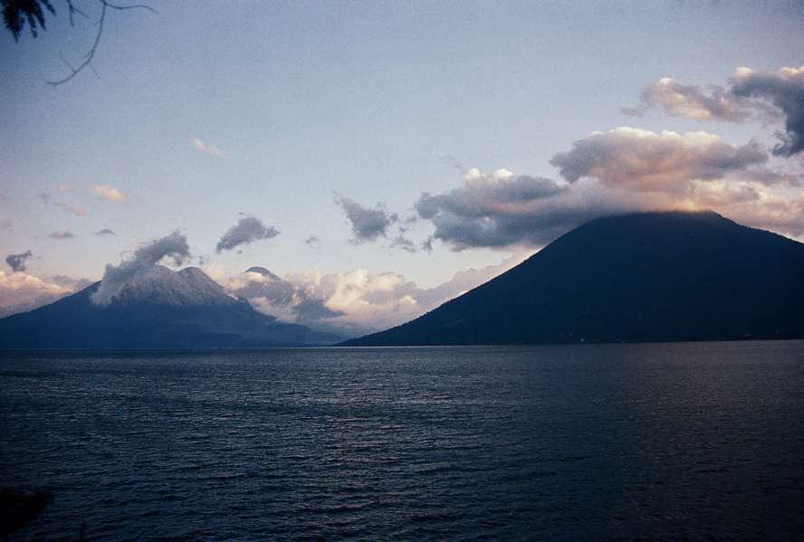 Lago Atitlan at sunset