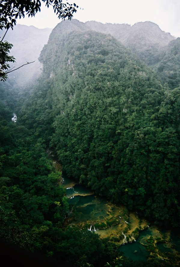 Semuc Champey from above