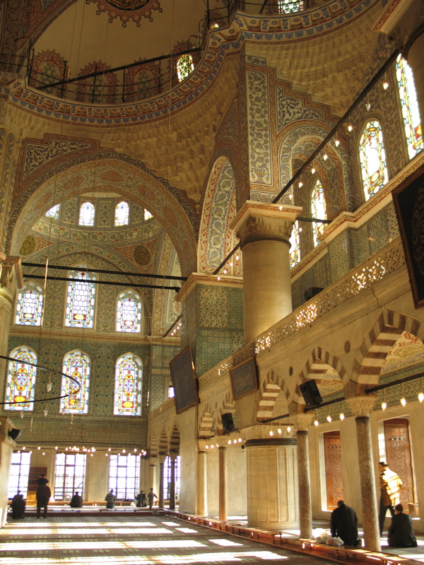 inside the Blue Mosk