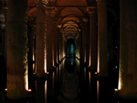 Underground ancient cistern