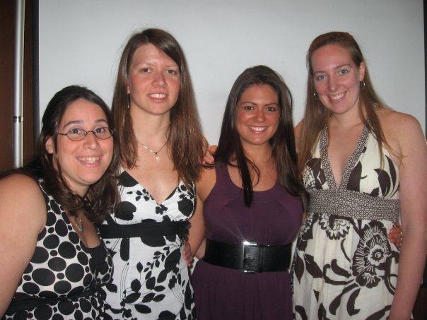 Me and teammates at my senior year swim team banquet.