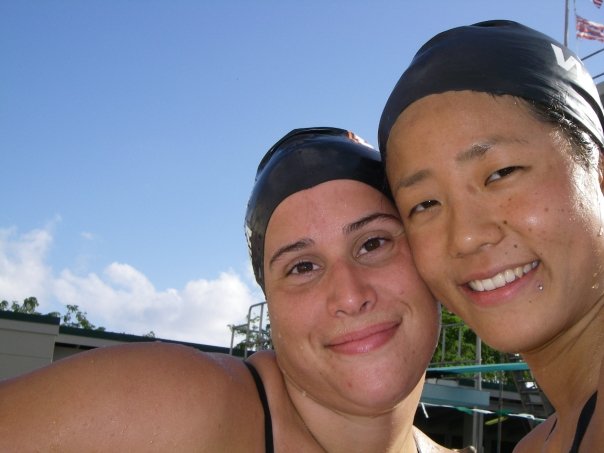 Me and teammate Saori in Hawaii.