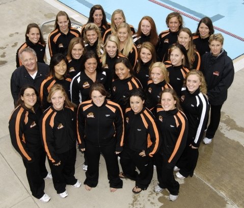 OSU Swim Team my senior year