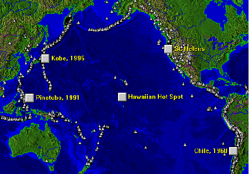 Map of the Pacific Rim