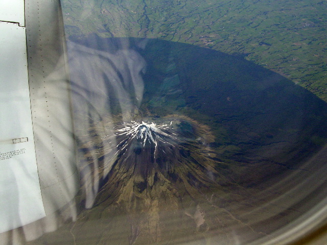 Mt. Taranaki (Edmont) Caldera Through window