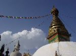 Final view of the Swayambhunath Stupa