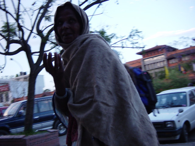 Poverty was evident everywhere in the city.  This is a particularly chilling photo taken by Quinn of a local woman begging for food in front of the hotel.  Buy the end of our stay we were carrying food to hand out to those in desperate need.