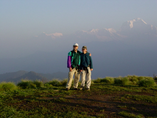 Two dudes at altitude