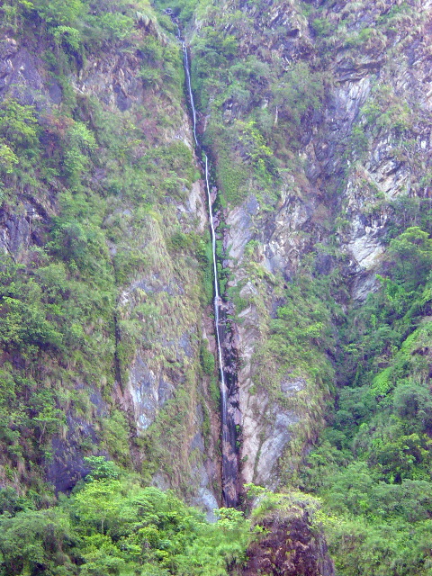 The gorge between Annapurna and Dhaulagiri is considered the deepest in the world.  Here is one of the waterfals that plumet into the river 