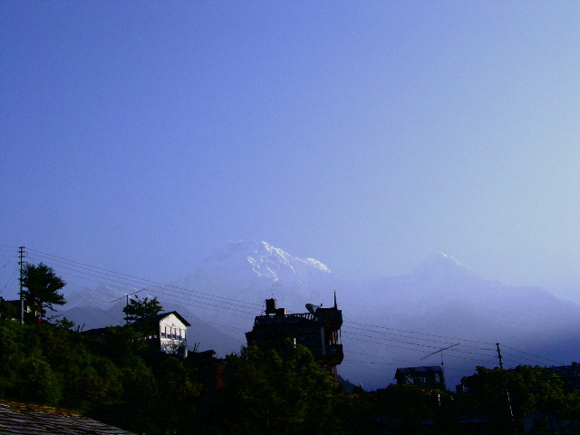 The morning view from Ghandruk