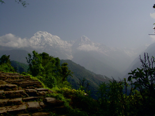 The view from the trail - Annapurna South