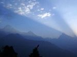 Sunrise over Machhapuchhre