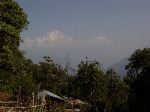 HIking down from Ghorepani, the view of Dhaulagiri and Annapurna South continued to provide a surreal backdrop