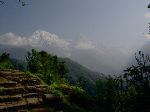 The view from the trail - Annapurna South