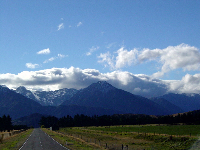 Approaching the Southern Alps